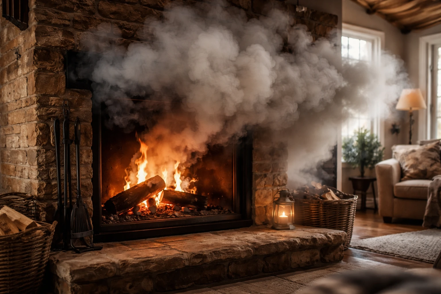 🌬️ La xemeneia fa fum i entra a casa: causes i solucions ràpides (Mallorca) 🔥